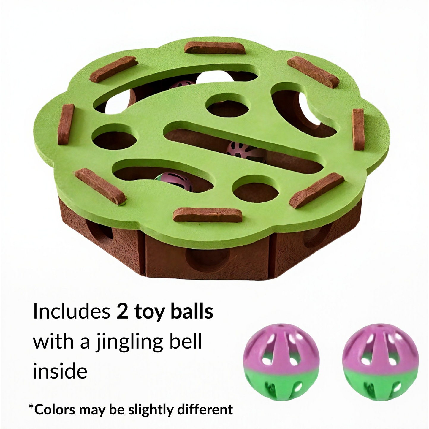 Cat Toy Puzzle Box - Keep Your Cat Active & Entertained