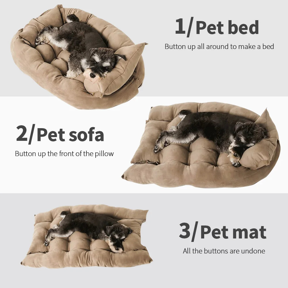 3-in-1 Dog Bed Mat