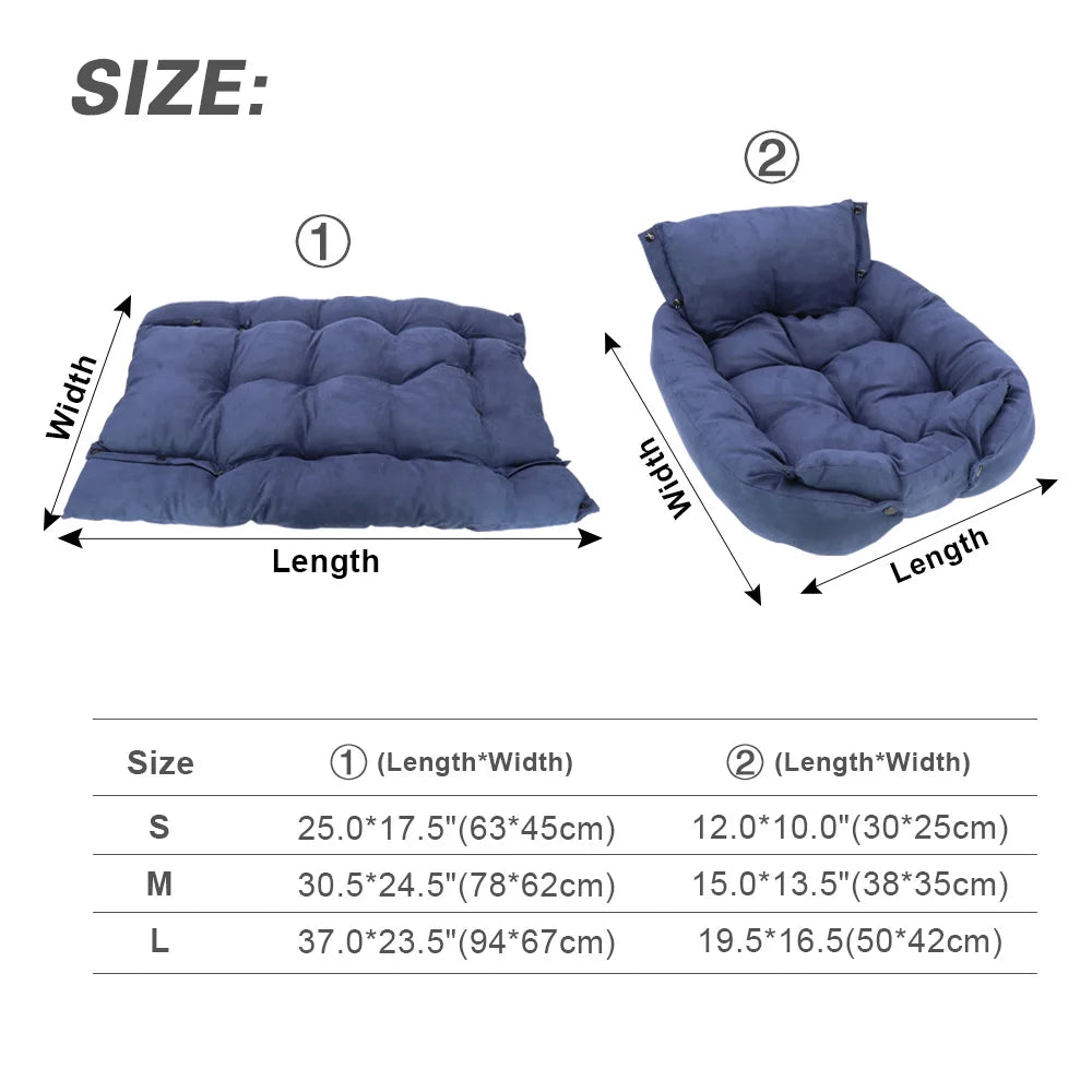 3-in-1 Dog Bed Mat