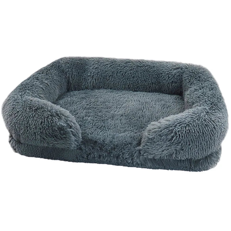 Large Plush Dog Bed