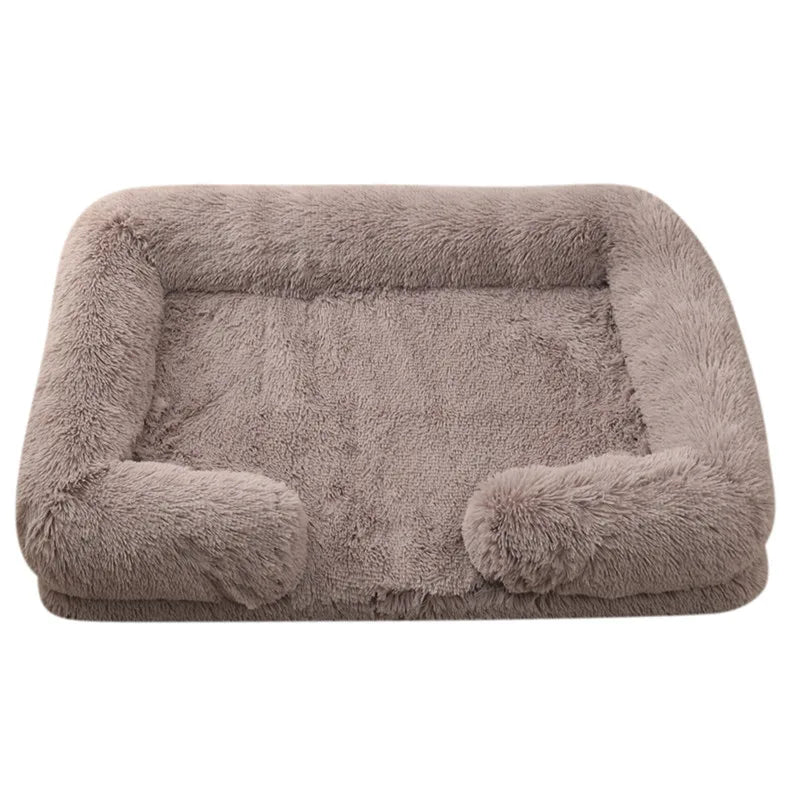 Large Plush Dog Bed