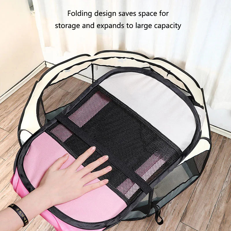 Foldable Octagonal Cat Tent