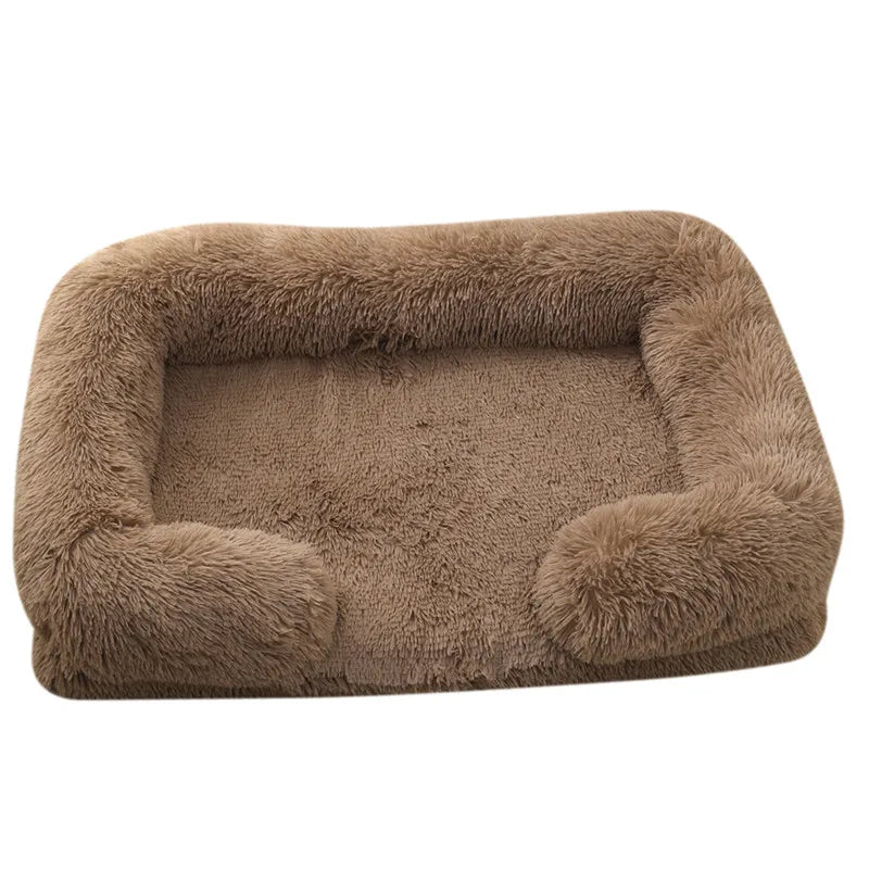 Large Plush Dog Bed