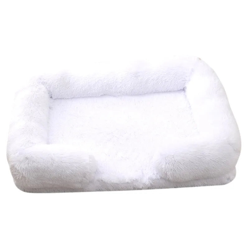 Large Plush Dog Bed