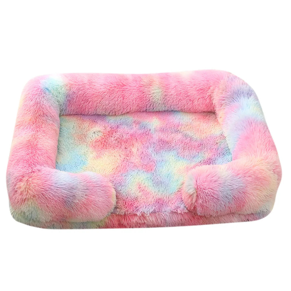 Large Plush Dog Bed