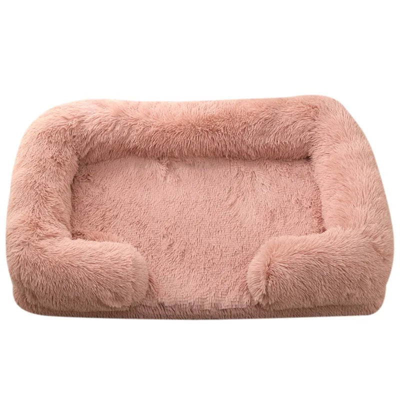 Large Plush Dog Bed