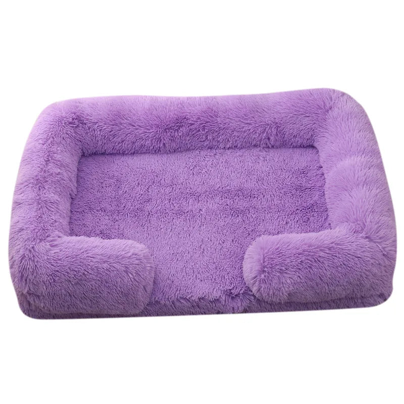 Large Plush Dog Bed