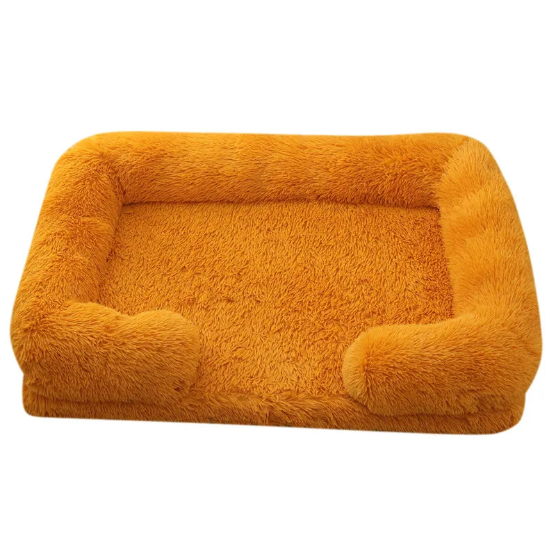 Large Plush Dog Bed