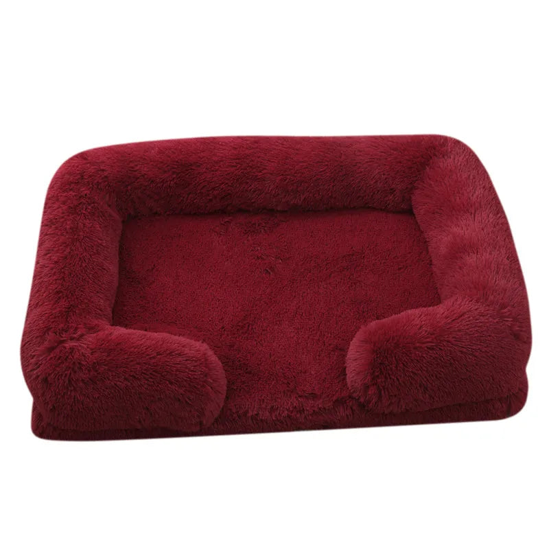 Large Plush Dog Bed