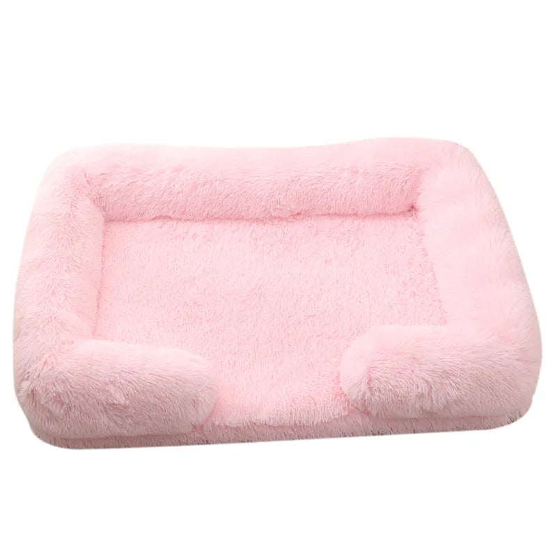 Large Plush Dog Bed