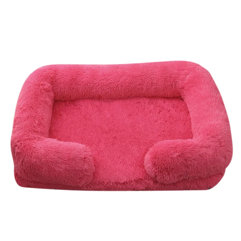 Large Plush Dog Bed