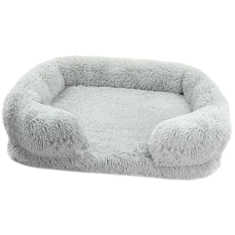 Large Plush Dog Bed