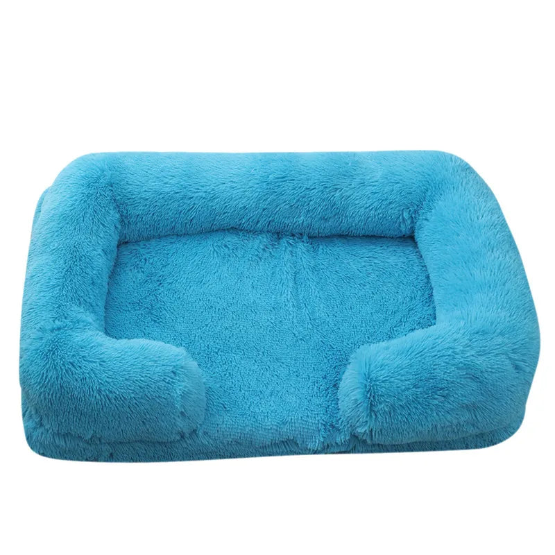 Large Plush Dog Bed