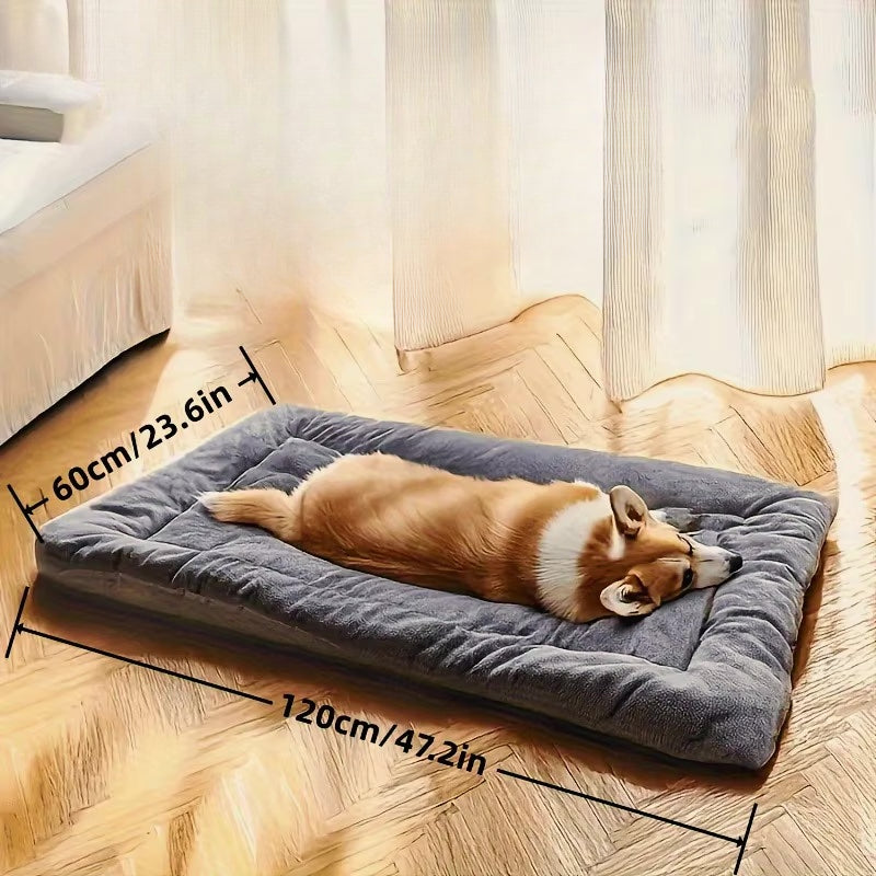 Extra-Large Plush Dog Bed