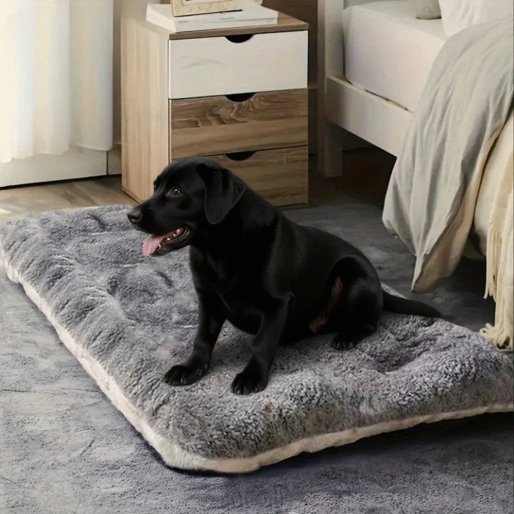 Extra-Large Plush Dog Bed