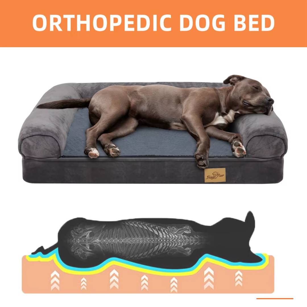 Large Orthopedic Dog Bed Sofa