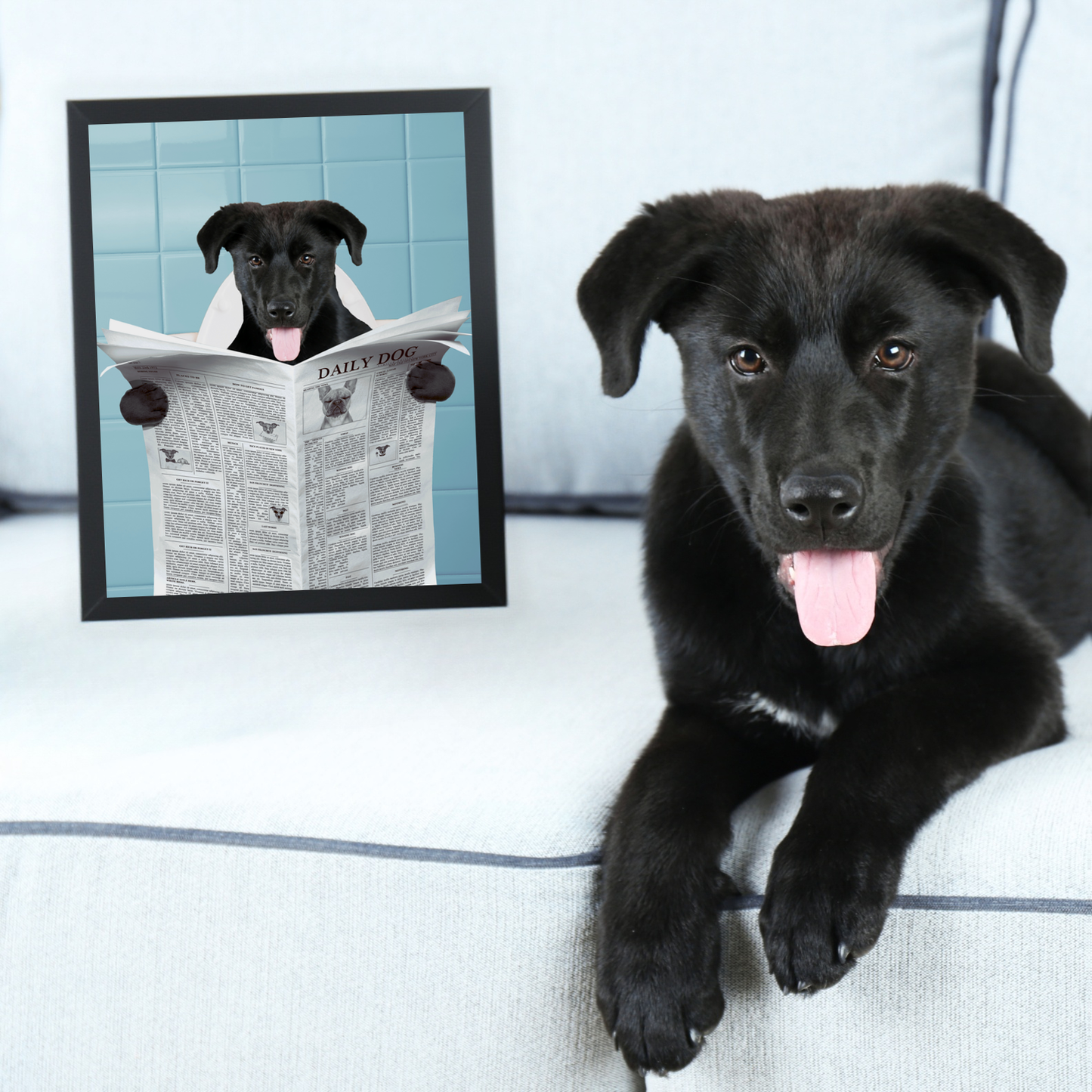 Personalized Dog Art Portrait