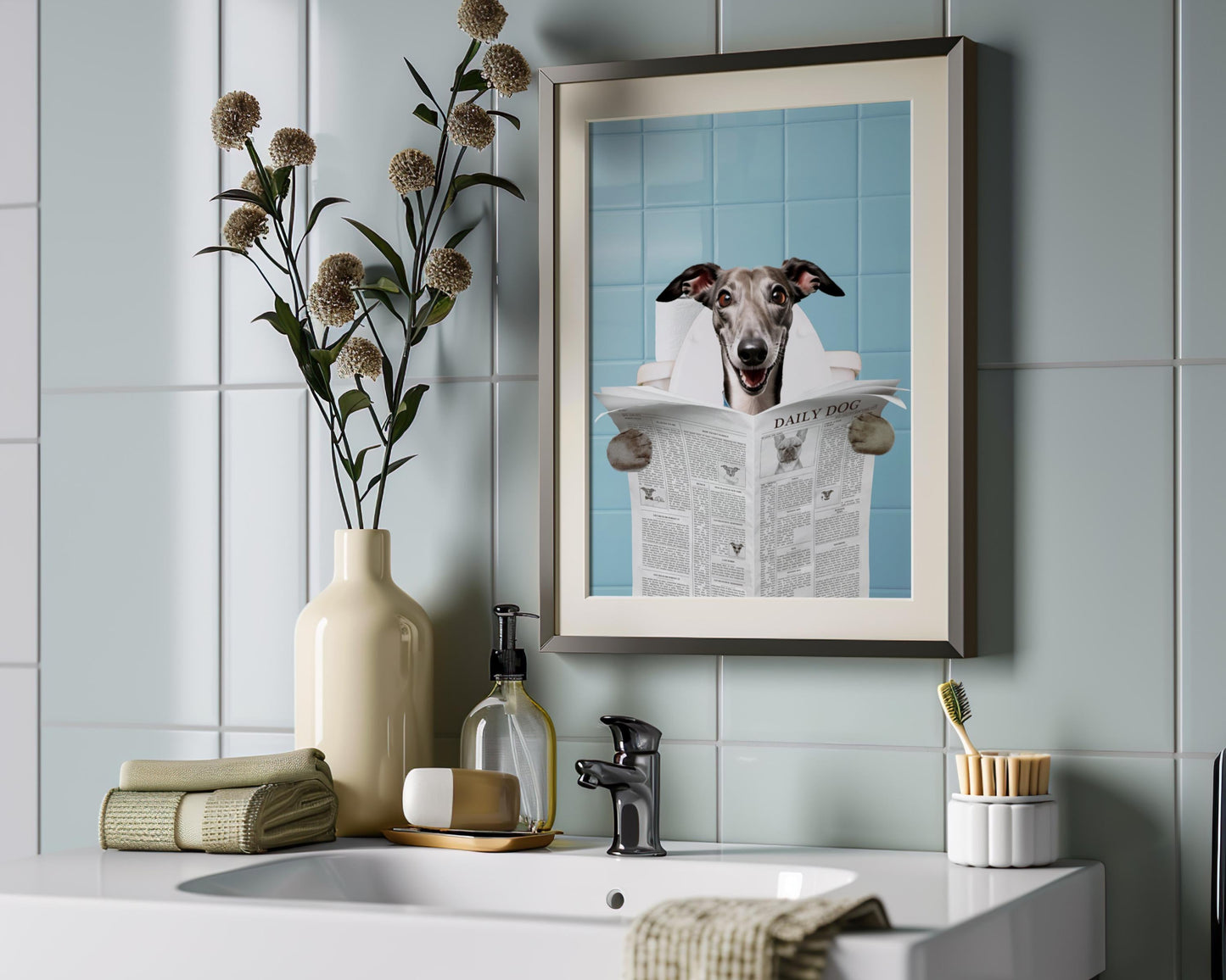 Personalized Dog Art Portrait
