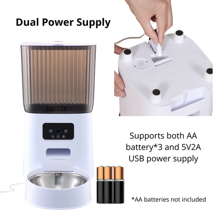 5L Automatic Cat Feeder With Camera