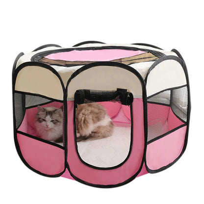 Foldable Octagonal Cat Tent