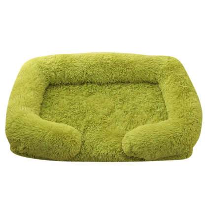 Large Plush Dog Bed