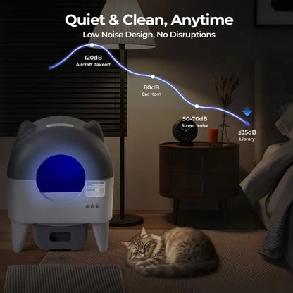 Self Cleaning Litter Box with Smart App Control