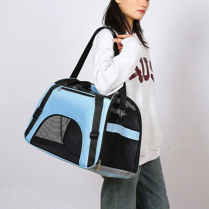 Portable Mesh Pet Carrier