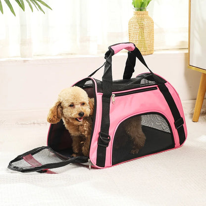 Portable Mesh Pet Carrier