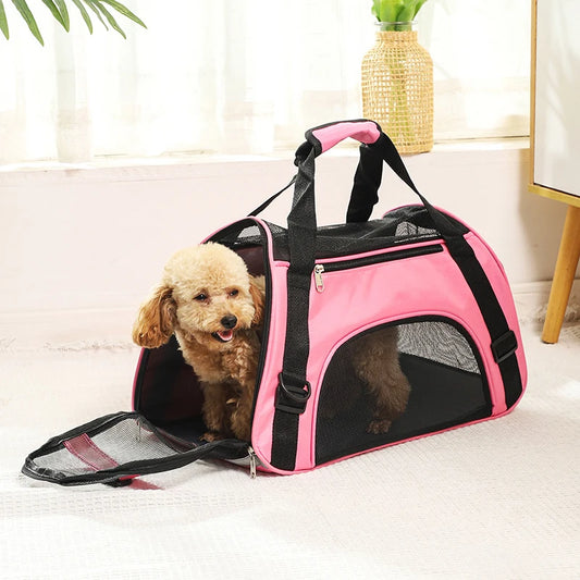 Portable Mesh Pet Carrier
