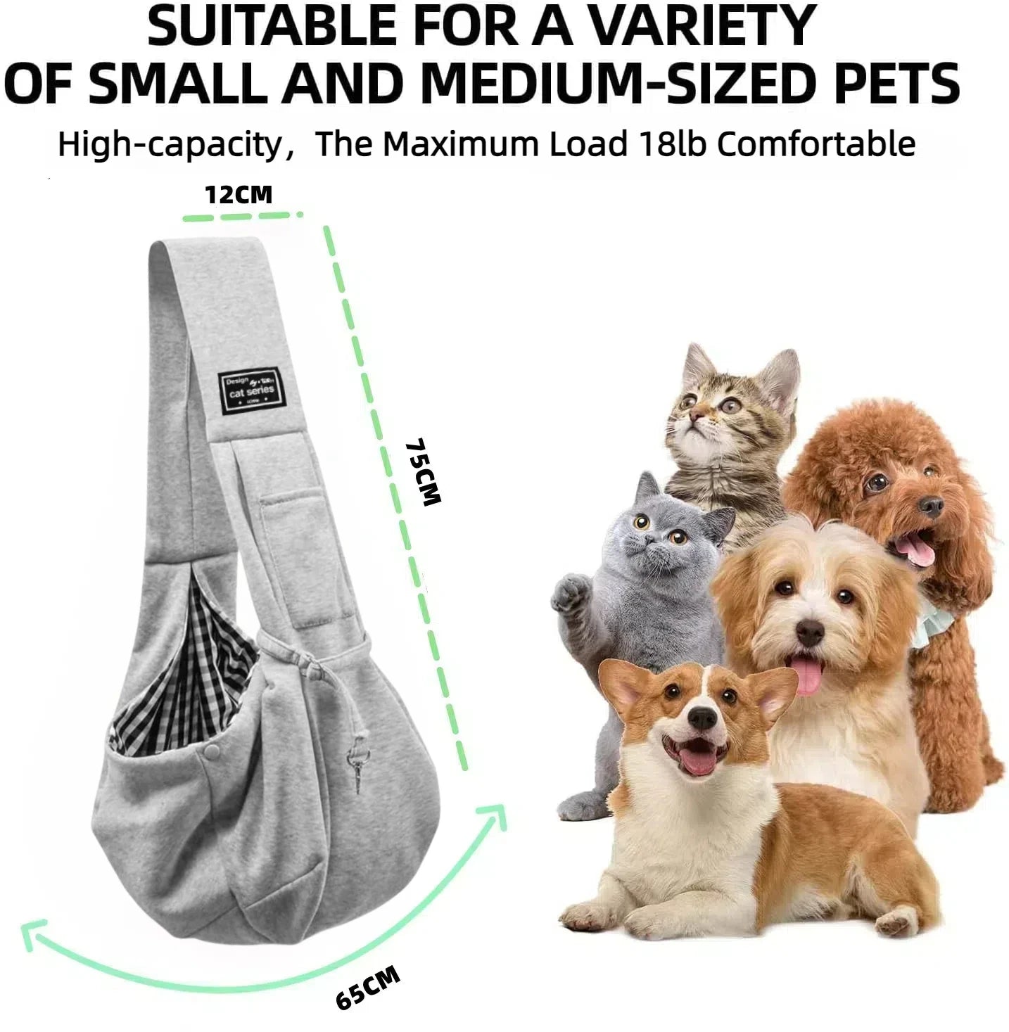 Crossbody Shoulder Pet Travel Bag