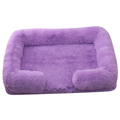 Large Plush Dog Bed