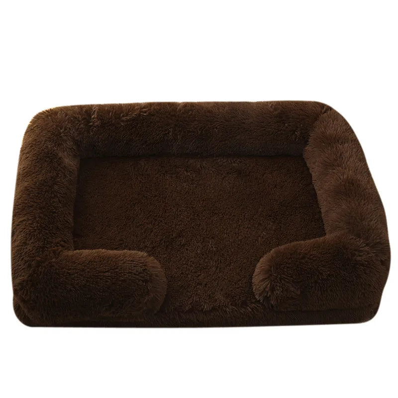 Large Plush Dog Bed