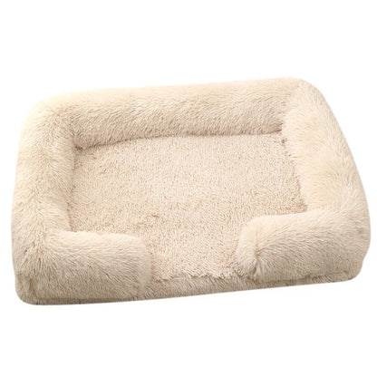 Large Plush Dog Bed