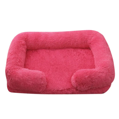 Large Plush Dog Bed