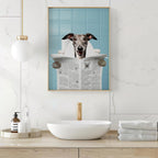 Custom Pet Bath Portrait - Newspaper