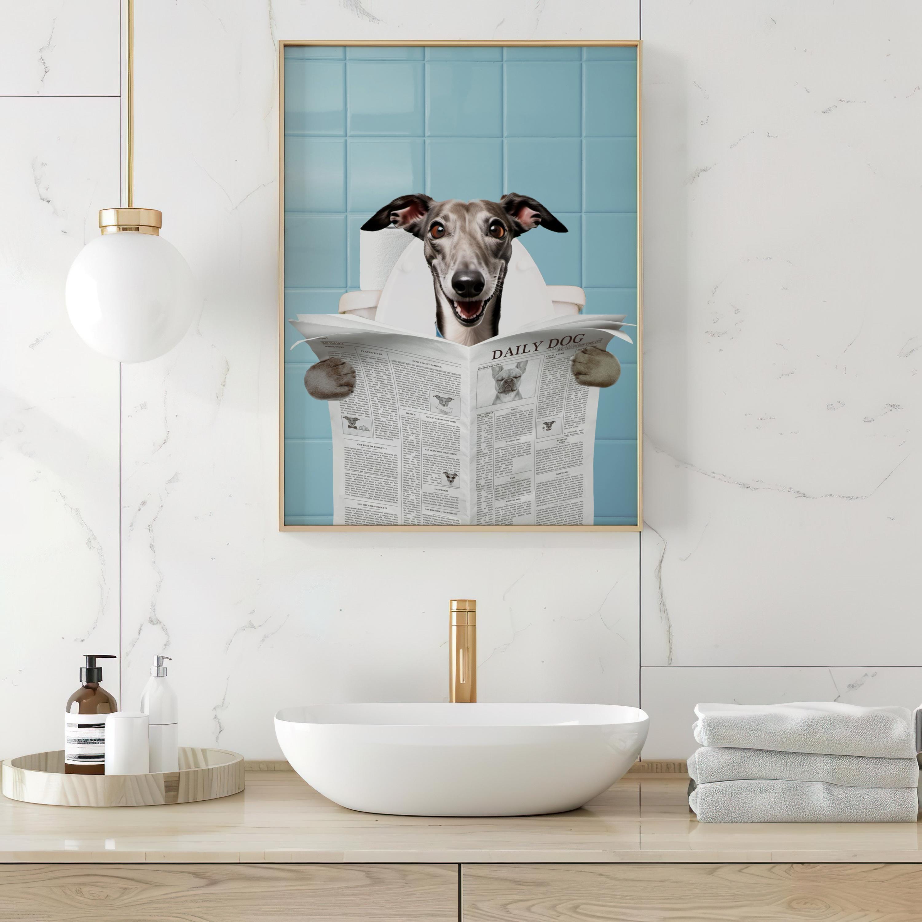 Custom Pet Bath Portrait - Newspaper