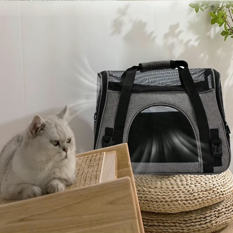Portable Mesh Pet Carrier