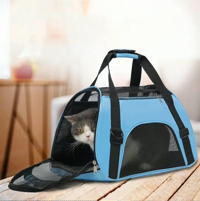 Portable Mesh Pet Carrier