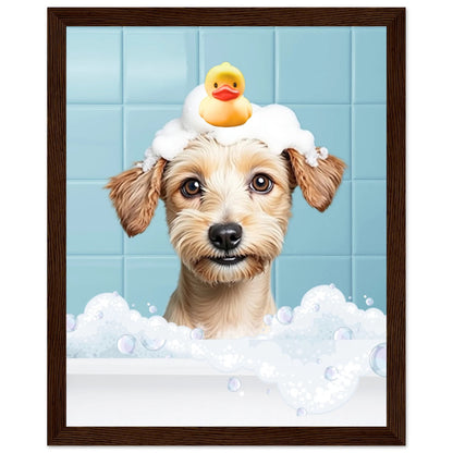 Personalized Dog Bath Tub Portrait