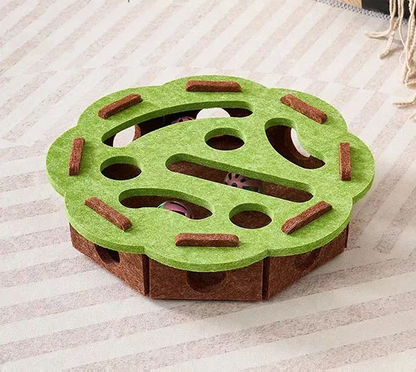 Cat Toy Puzzle Box - Keep Your Cat Active & Entertained